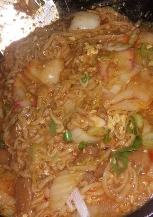 Foto resep Seblak mie sosis