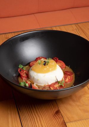 A picture of Burrata salad.