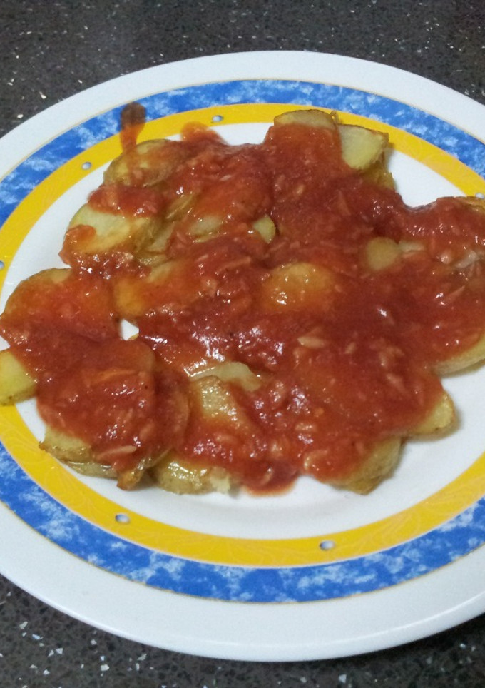 Una foto de Patatas a la brava