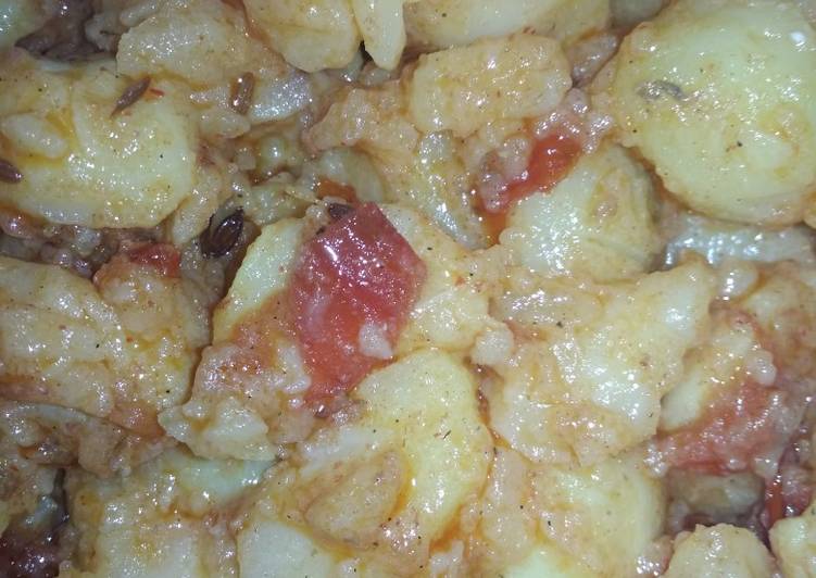 Recipe of Any-night-of-the-week Jeera aloo ki sabji