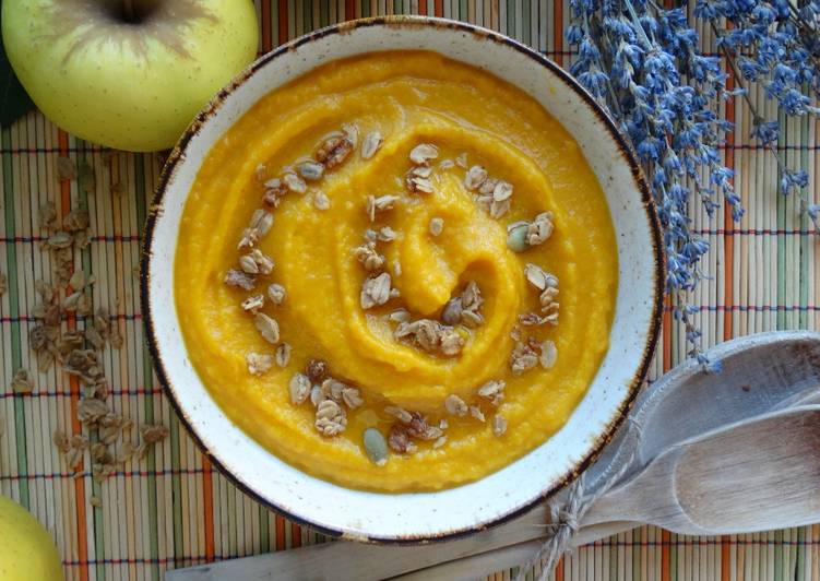 Step-by-Step Guide to Make Super Quick Homemade Puré de calabaza y manzana