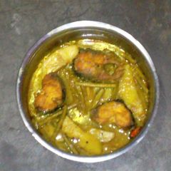 Fish and vegetables curry A picture of Fish and vegetables curry.