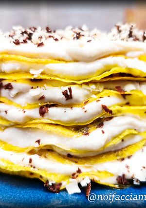 Foto di Millefoglie di Crepes con Ricotta e Cioccolato