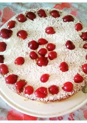 Une photo de Gâteau vegan à la cerise 🍒