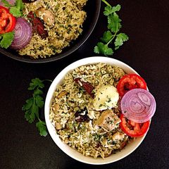 Bohri Chicken Pulao A picture of Bohri Chicken Pulao.