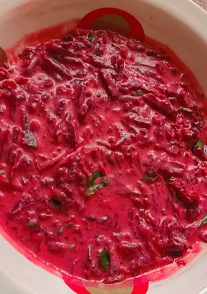 A picture of Beetroot salad.