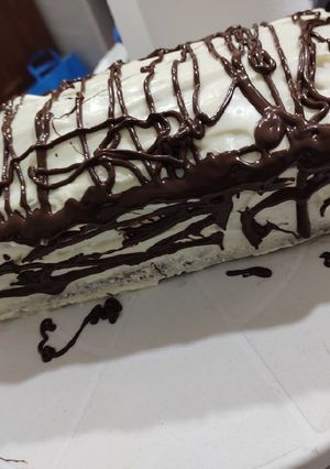 Una foto de Budín de Naranja y chocolate