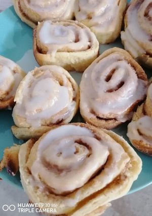 Cukormázas-fahéjas csiga recept fotója