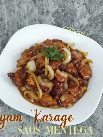Langkah Gampang Membuat Resep Ayam Karage saos mentega yang  Bikin Ketagihan Anti Ribet, Bisa Manjain Lidah