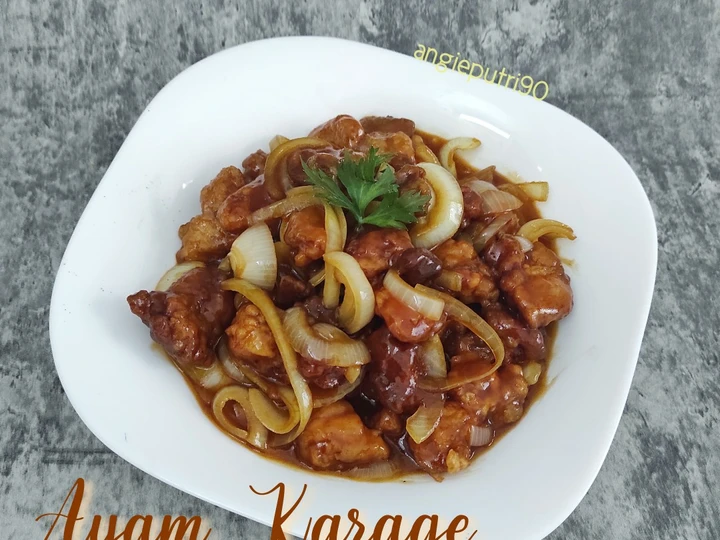 Langkah Gampang Membuat Resep Ayam Karage saos mentega yang  Bikin Ketagihan Anti Ribet, Bisa Manjain Lidah