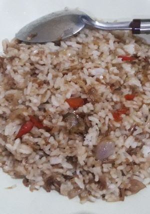 Foto resep Nasi goreng teri hurang