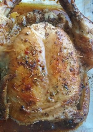 A picture of Chicken roast.