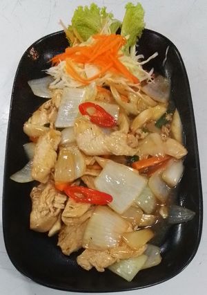 รูปของ ไก่ผัดน้ำมันหอย