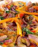 Pescado a la chorrillana