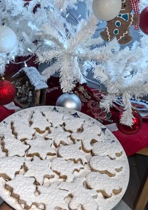 Φωτογραφία της συνταγής Νηστίσιμοι κουραμπιέδες 🎄🍪