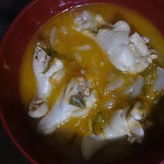 A picture of Rushed Chicken thigh stew.