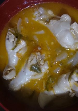 A picture of Rushed Chicken thigh stew.