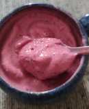 Helado de fruta cremoso y sin azúcar