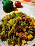 Green capsicum masala magic
