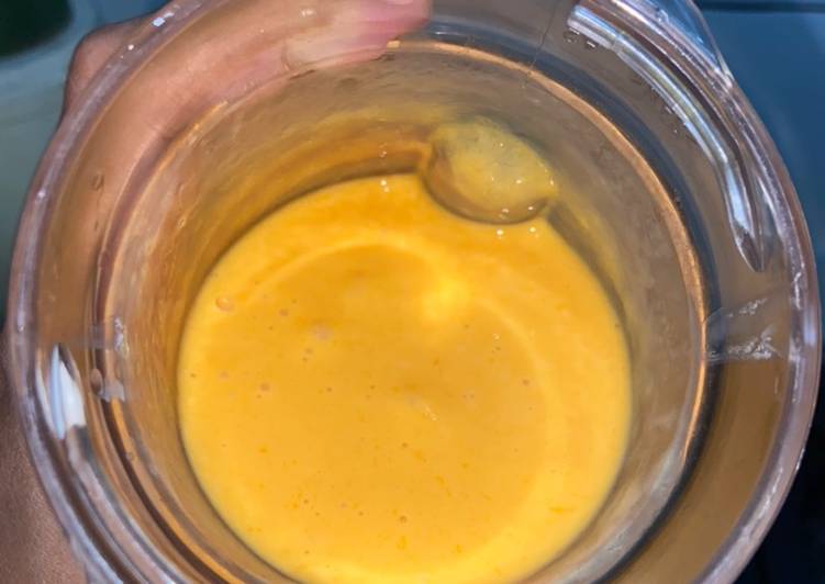 Cara Gampang Menyiapkan Jus Mangga/Creamy Mango Juice yang Bikin Ngiler