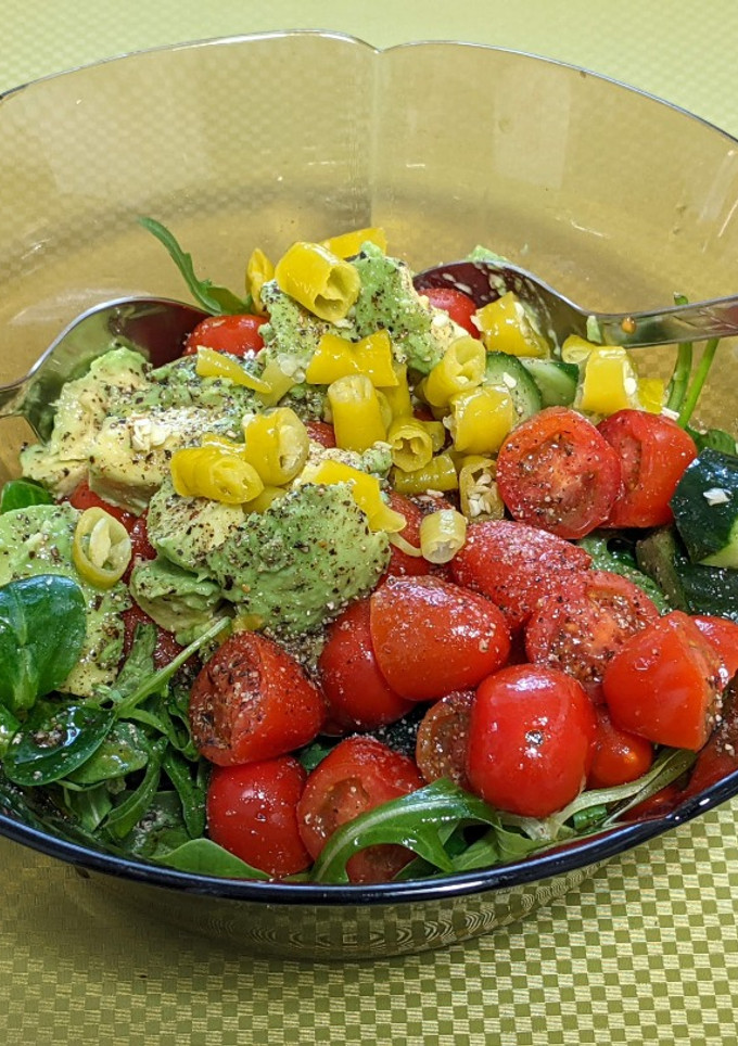 Una foto de Ensalada de la casa