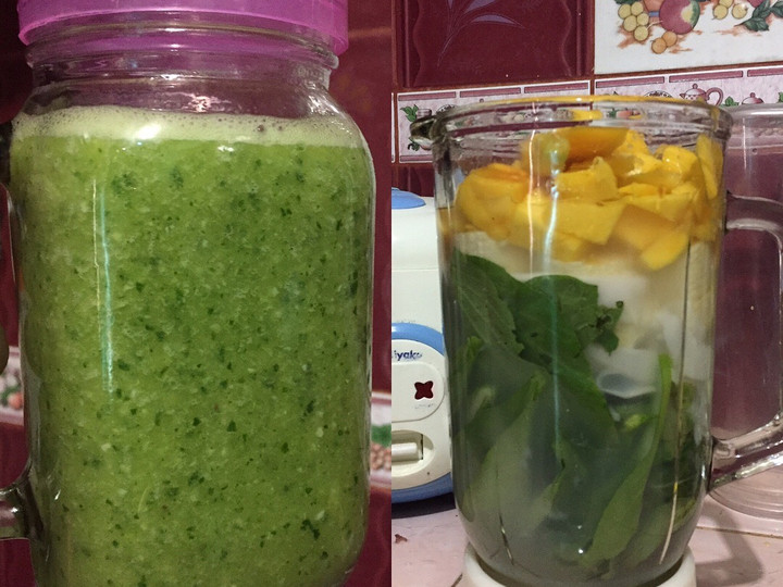 Langkah Mudah untuk Menyiapkan Green smoothie for detox Anti Gagal