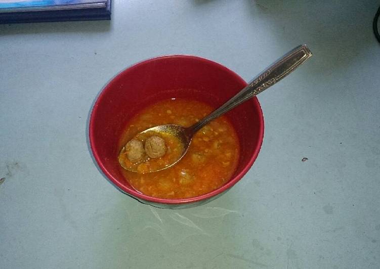 Resep Meatball in Tomato Soup, Menggugah Selera