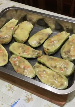 Una foto de Zapallos al horno 😋❤️