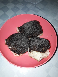 Una foto de Tortitas negras