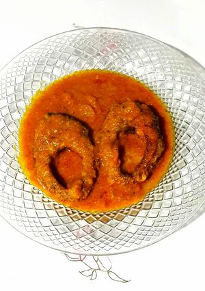 A picture of Maacher Jhol.
