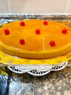 Foto principal de Flan de coco con crema de coco