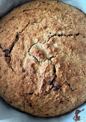 Una foto de Banana Bread Anti-inflamatorio (Avena + Coco rallado) – Versión Thermomix