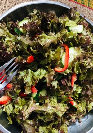 Hình của món Salad “lười”.