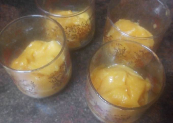 Foto principal de Sorbete de batido de papaya, nectarina y zumo de naranja