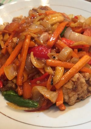 Foto resep Babi goreng pedas manis #nonhalal