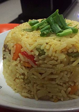 A picture of Mixed vegetable rice.