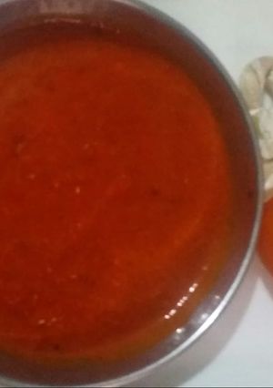 A picture of Tomato Garlic Chutney.