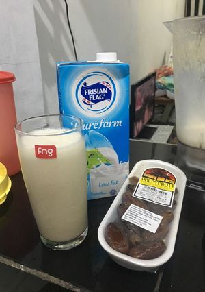 Foto resep Jus Kurma Susu pelancar ASI