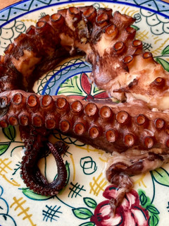 Una foto de Pulpo al horno al estilo murciano