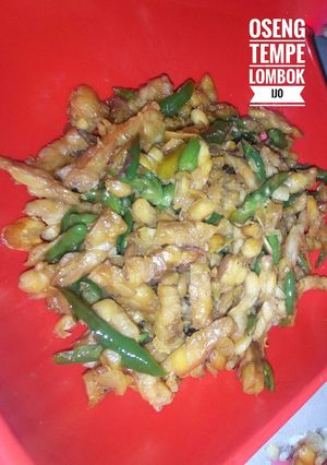 Foto resep Oseng Tempe Lombok Ijo