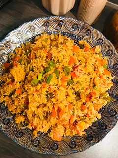A picture of Vegetable pulao.