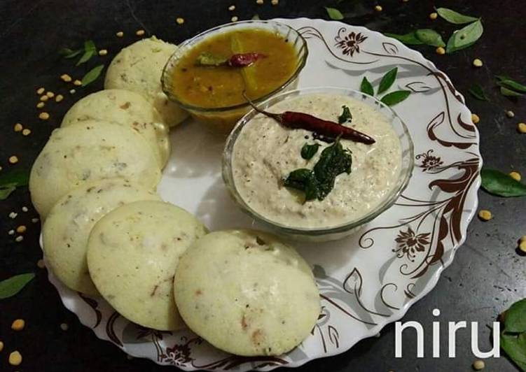 Recipe of Super Quick Homemade Kanchipuram idli