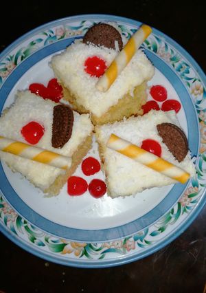 صورة لوصفة البسيسه على طريقتي بدقيق الذره