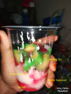 Foto resep Es pisang ijo