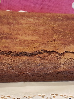 Una foto de Bizcocho coca de llanda con sabor a brownie en Thermomix