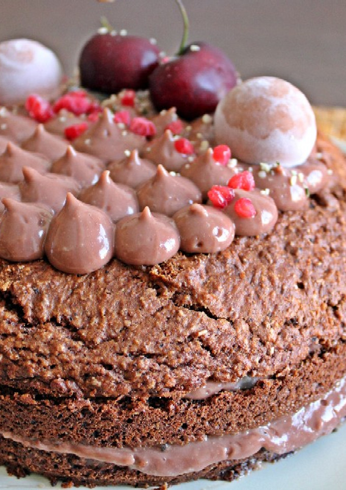 Una foto de 🤪 Súper tarta de chocolate vegana🤪