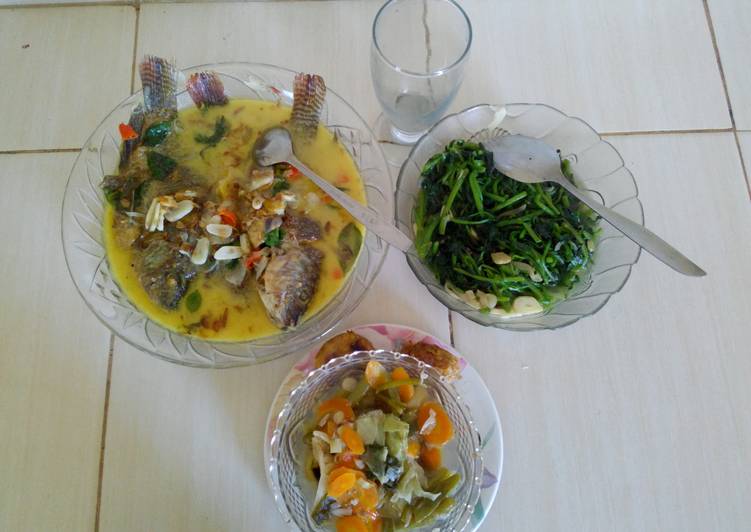 Mujair Pedas Bumbu Kuning