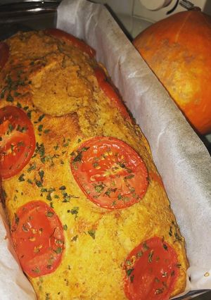 Une photo de Cake au thon à la tomate