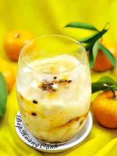 Hình của món Sữa Chua Mứt Chanh Dây.