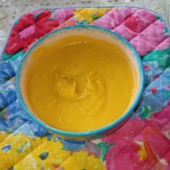 A picture of Pumpkin soup.